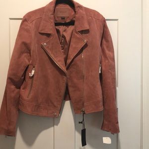 NWT BlankNYC real suede jacket XL